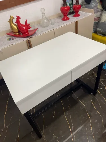 Mesa de Centro Industrial C/ 2 Gavetas