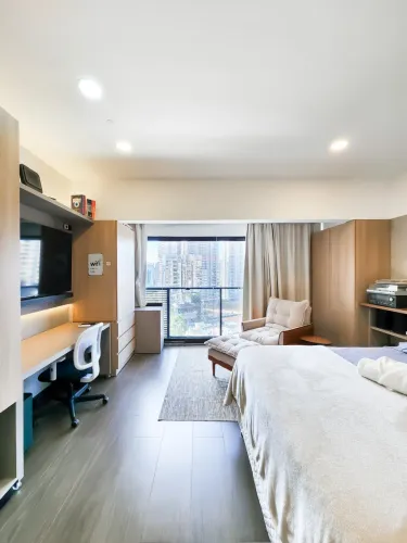 Studio para venda em Jardim das Acácias com 1 quarto, 27m²