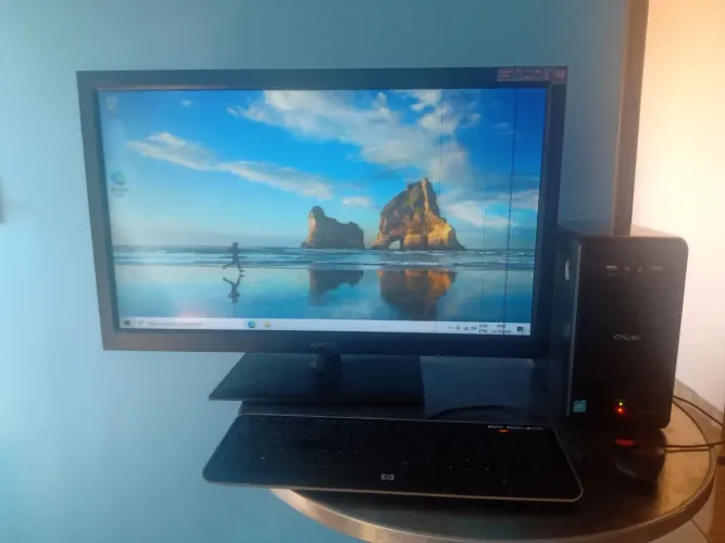 Computador 4gb ddr3,tela 32" led,hd500gb
