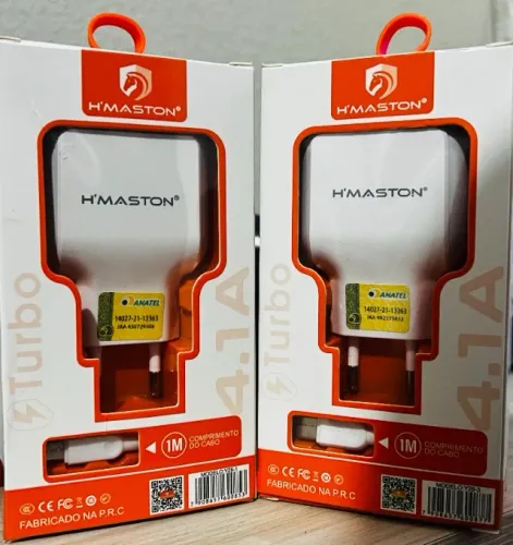 Carregador Turbo 4.1A Hmaston v8 ou Tipo-C