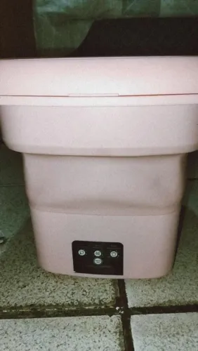 Mini máquina de roupa dobrável 