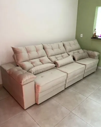 Sofá 2.90 retrátil e reclinável