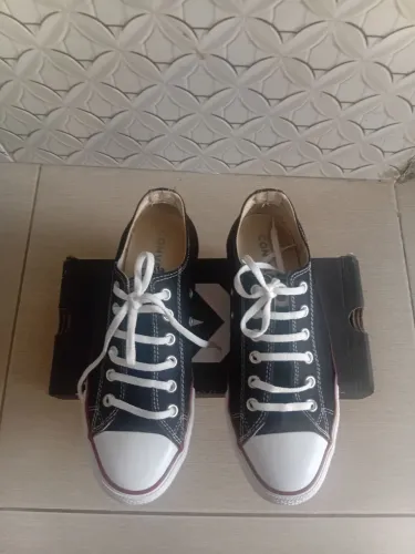 Tênis Converse All Star Preto Cano Baixo - TAM 40 (Seminovo com Caixa)