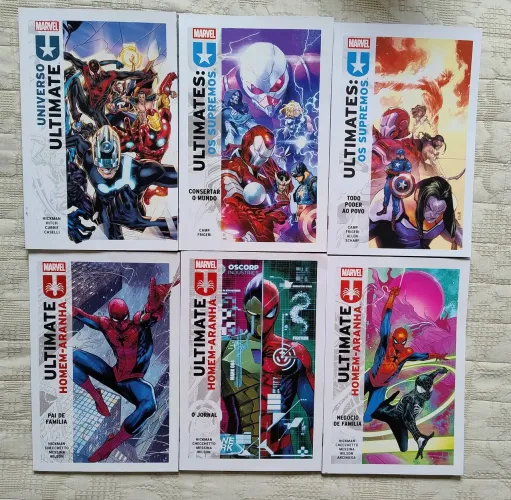 Coleção ultimate Marvel Panini 10 HQS