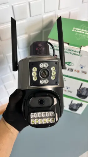 Camera de Segurança Dupla Monitoramento pelo Celular em Tempo Real