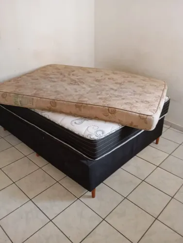 CAMA BOX DE CASAL COMPLETA