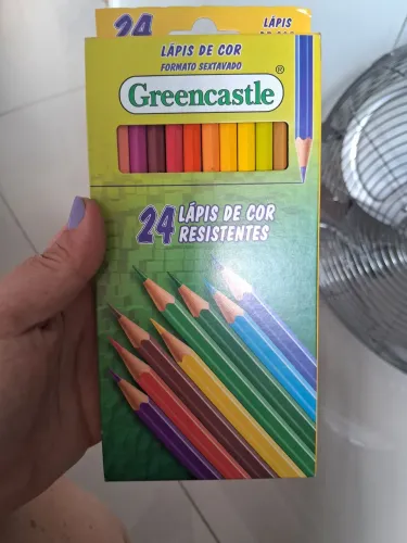 Lápis de cor 24 cores Greencastle Novo