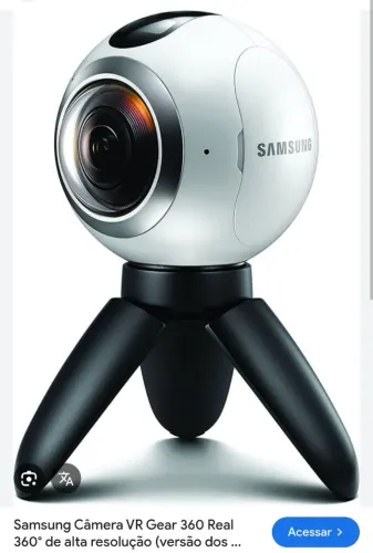 Câmera Samsung Vr Gear 360
