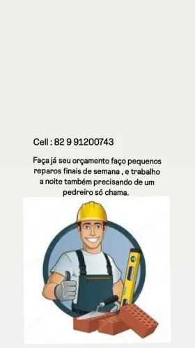 Faço pequenos reparos serviço pequenos 