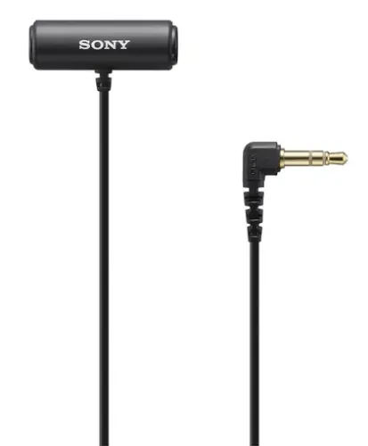 Microfone Lapela Sony Ecm-lv1 Omnidirecional Original Novo Caixa Pix ou Cartão