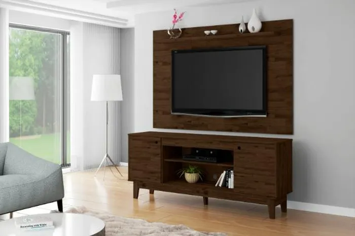 Conjunto Rack + Painel Madri 1.60m p/ TV até 60'' ! Frete e Montagem Grátis.