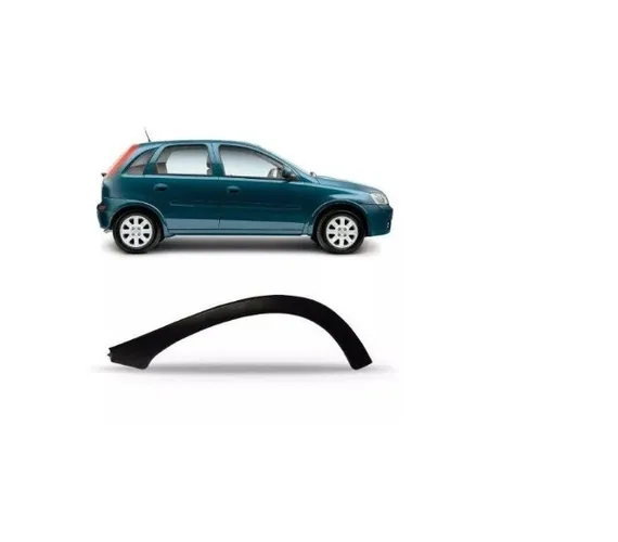Moldura Paralama acabamento alargador Friso Traseiro Corsa Hatch 2003 ate 2012