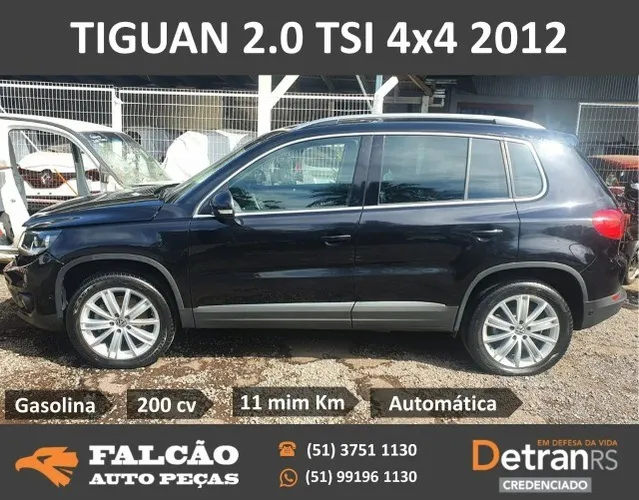 vw tiguan 2.0 ano 2012 200cv sucata em peças