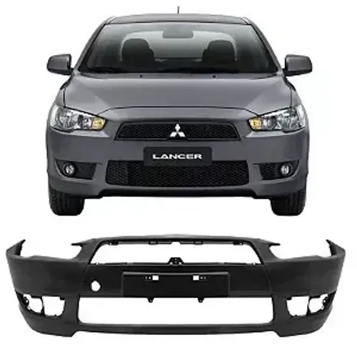 Parachoque Mitsubishi Lancer 2011 à 2019 - Dianteiro Preto Liso - TYG