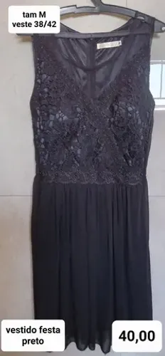 Vestido preto festa