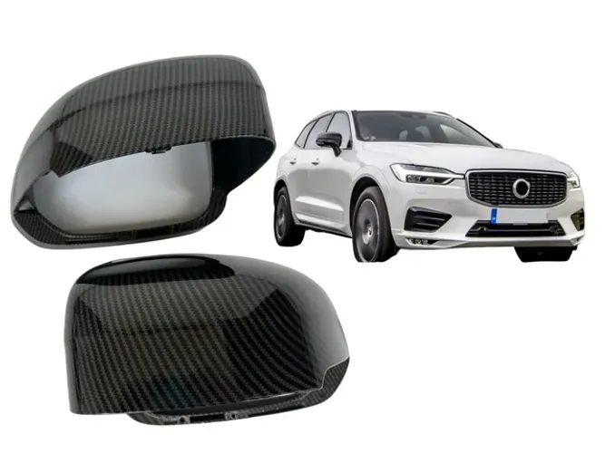 Par Capa Retrovisor Volvo Xc60 2018 2019 2020 2021 2022 2023 Carbono