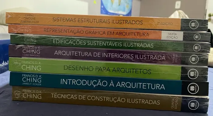 Coleção livros arquitetura - Francis D.K Ching