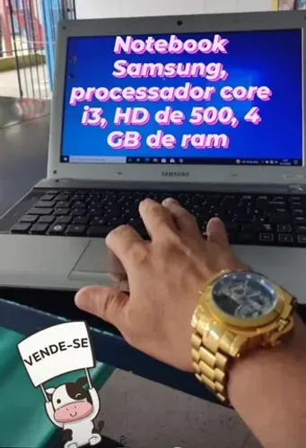 Notebook Com defeito