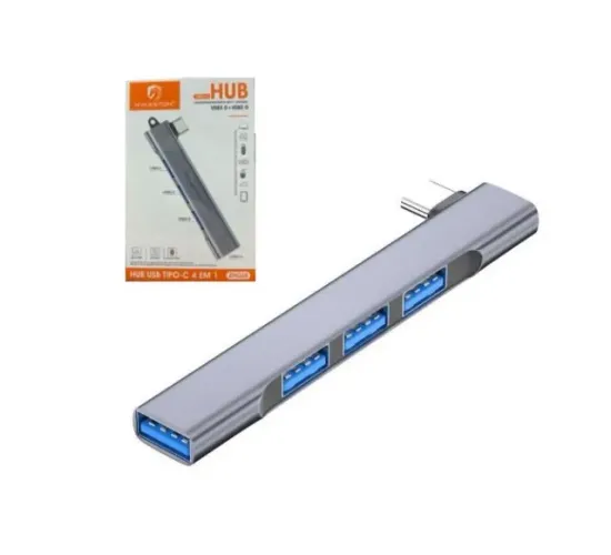 Hub USB C 4 Portas USB 2.0 e 3.0 Conector Tipo C