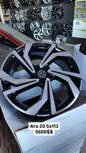 Rodas aro 20 modelo venetta em 10 x sem juros furacão 5x113<br>