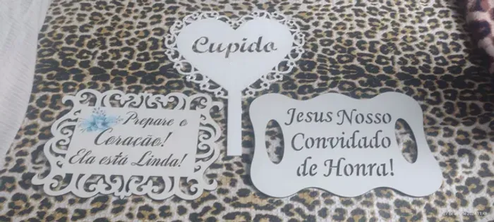 Placas com mensagens para casamento 