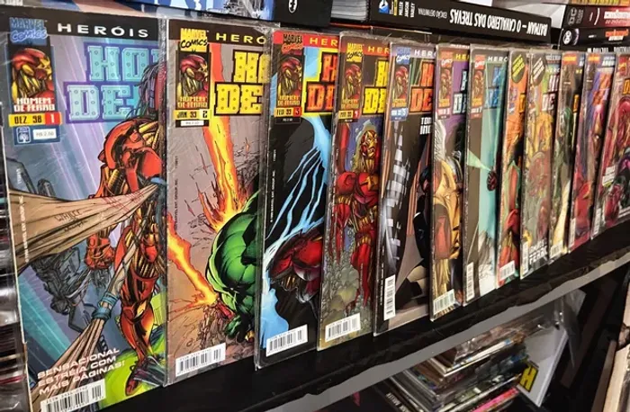 Homem de ferro heróis renascem completa em 12 edições em ótimo estado