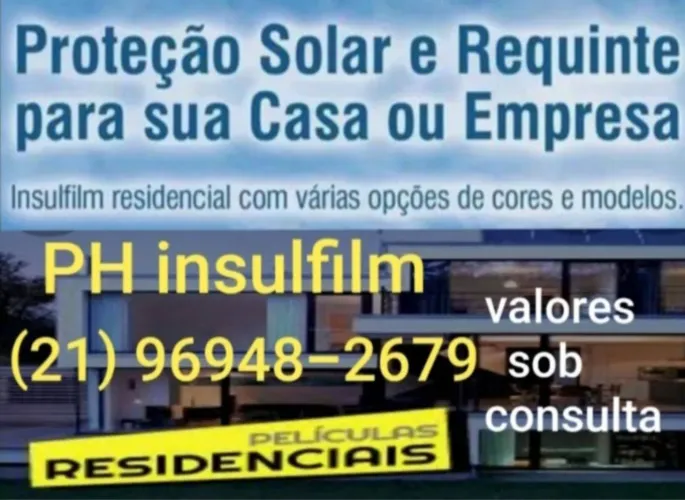 Insulfilm Residencial - Proteção Solar e Requinte