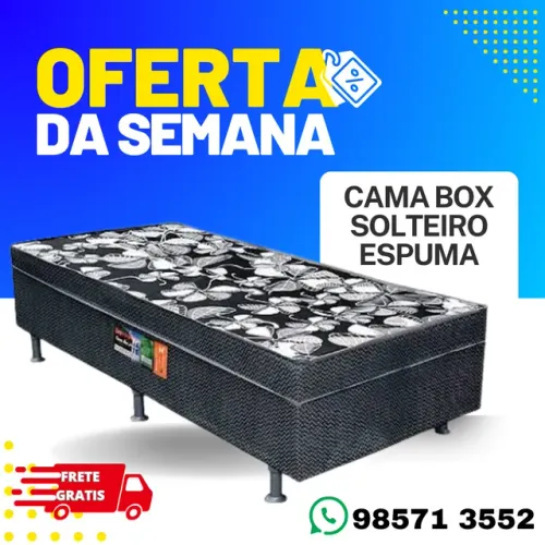 Ótimo preço !! Cama box solteiro nova 