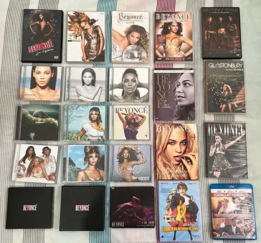 Coleção de cds e dvds Beyonce