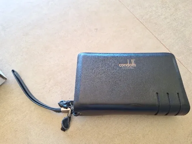 Bolsa / carteira de mão italiana de couro marca Condotti