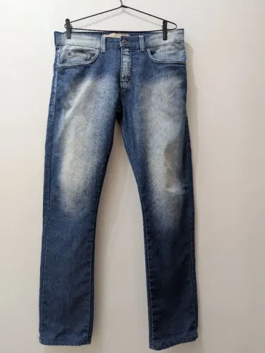 Calça Jeans Masculina Azul Claro C&A