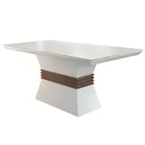 Mesa Agata 1.80m Off White.Café Frete Grátis - Até 12x S/ Juros