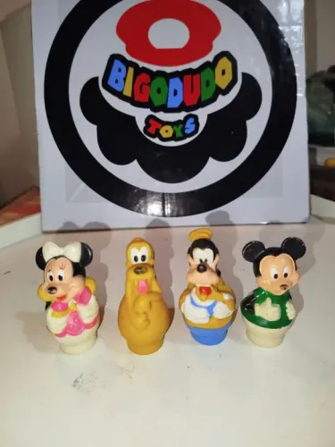 Antigos bonecos da casa do Mickey anos 80