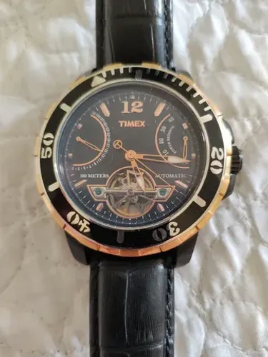 Relógio Timex Automático Série Ouro 100mts