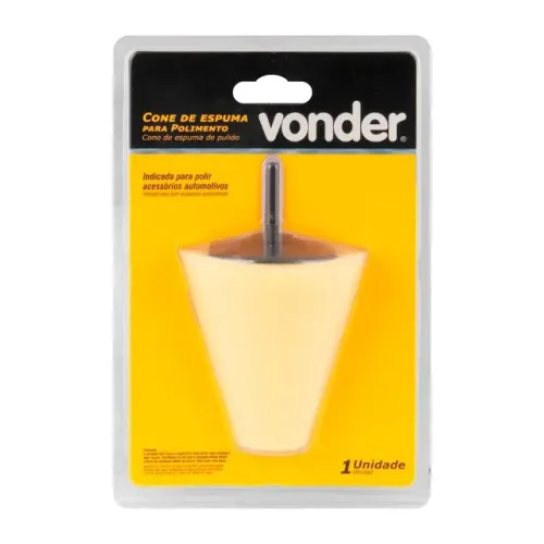 Cone de Espuma para Polimento 1/4'' Vonder