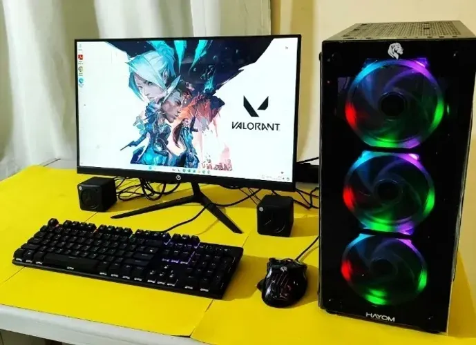 Pc Gamer Novo Completo Monitor 24pl Core i7 Gtx 1050 1 ano de garantia