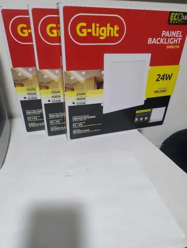 KIT C/3 Paineis Backlight LED G-light 24W