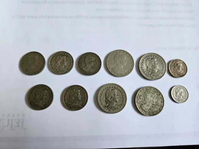 11 moedas antigas do Brasil