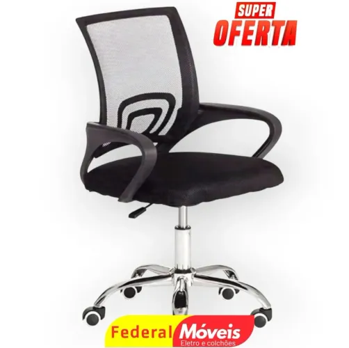 Cadeira Diretor Giratória - Conforto e Estilo para Escritório