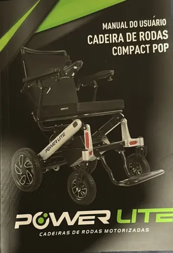 CADEIRA HOSPITALAR DE RODAS BATERIA POWER LITE