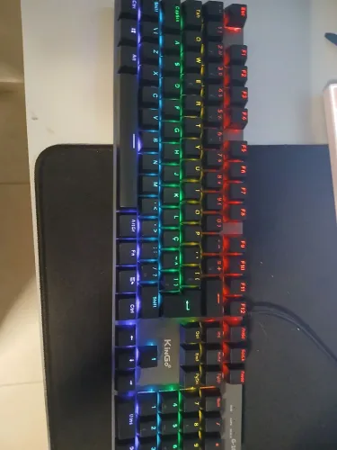 Teclado gamer kingo switch blue