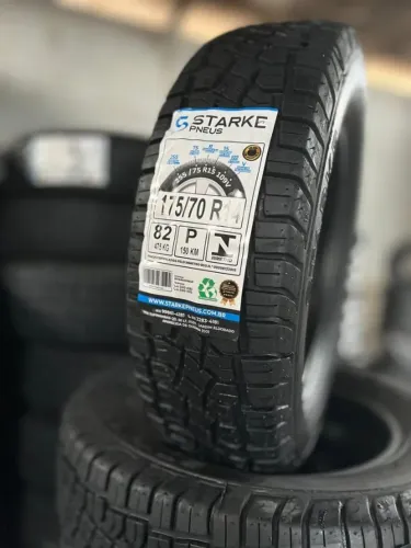 Economize de verdade! Pneus Starke remoldados, aro 14 175/70 atr