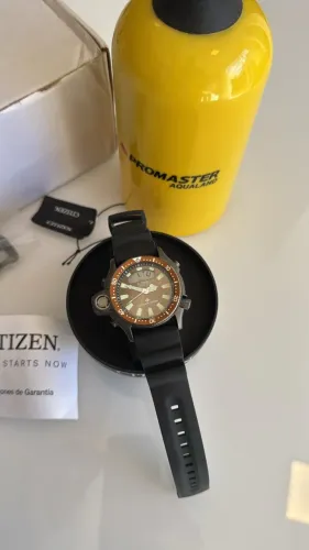 *VENDIDO * Citizen Aqualand Relançamento Marrom Limited Edition 