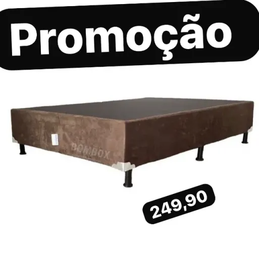 Cama box suporte solteiro 