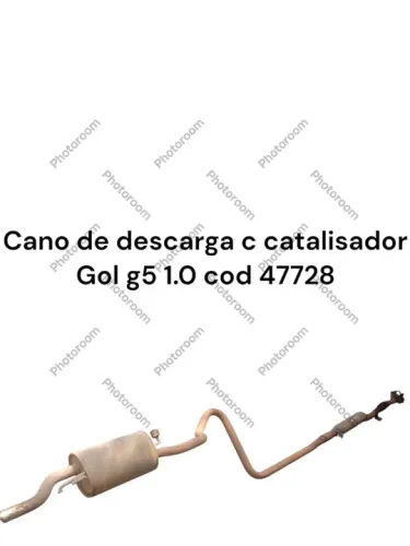 Cano de descarga c catalisador Gol g5 1.0 cod 47728