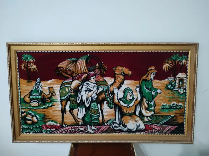 Lindo Quadro Arte Tapeçaria