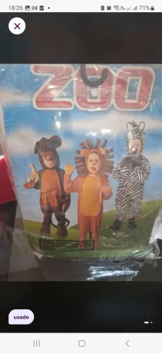 Fantasia infantil macaco