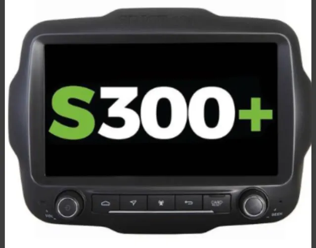 Rádio som Multimídia Jeep Renegade S300+ NOVO Android