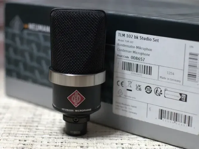 Microfone Neumann Tlm 102 Studio Set.(sem uso)