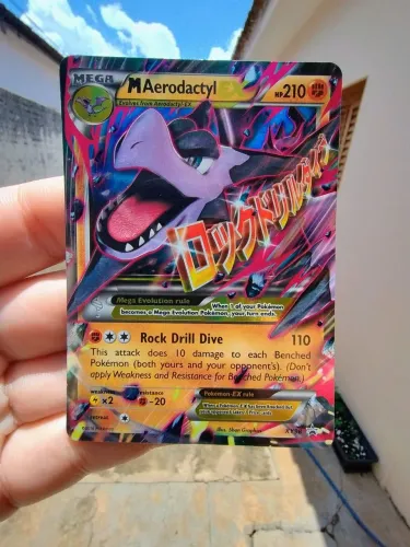Carta Pokémon Mega Aerodactyl EX Original